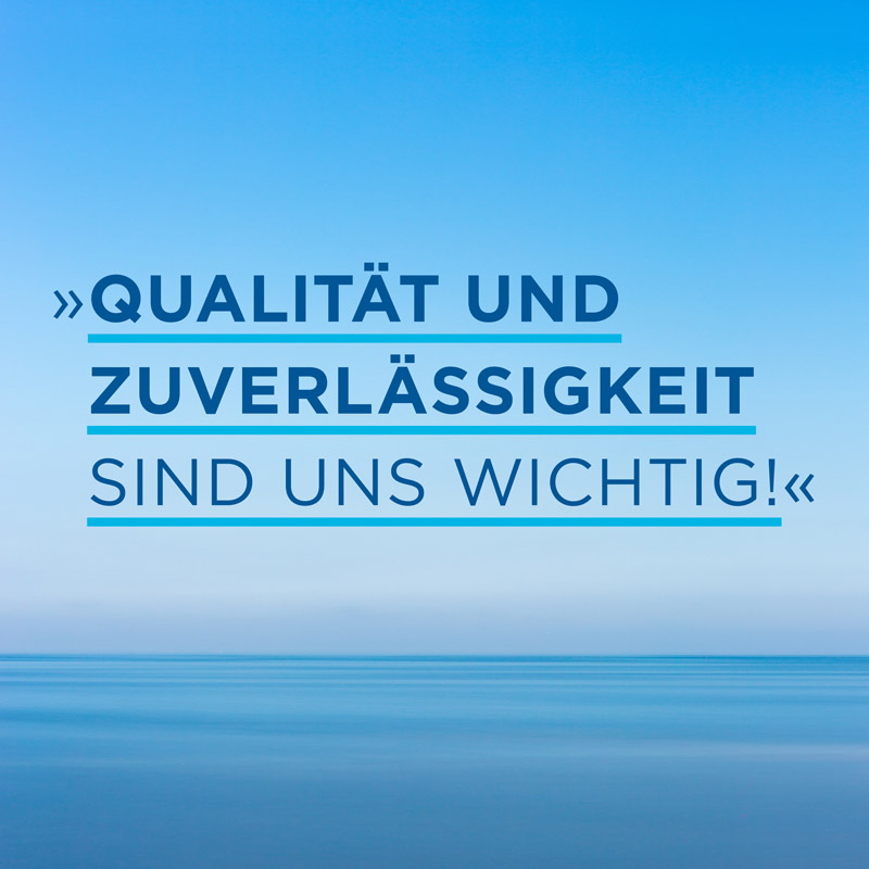 Zitat Qualität und Zuverlässigkeit - teichschlammsauger.de